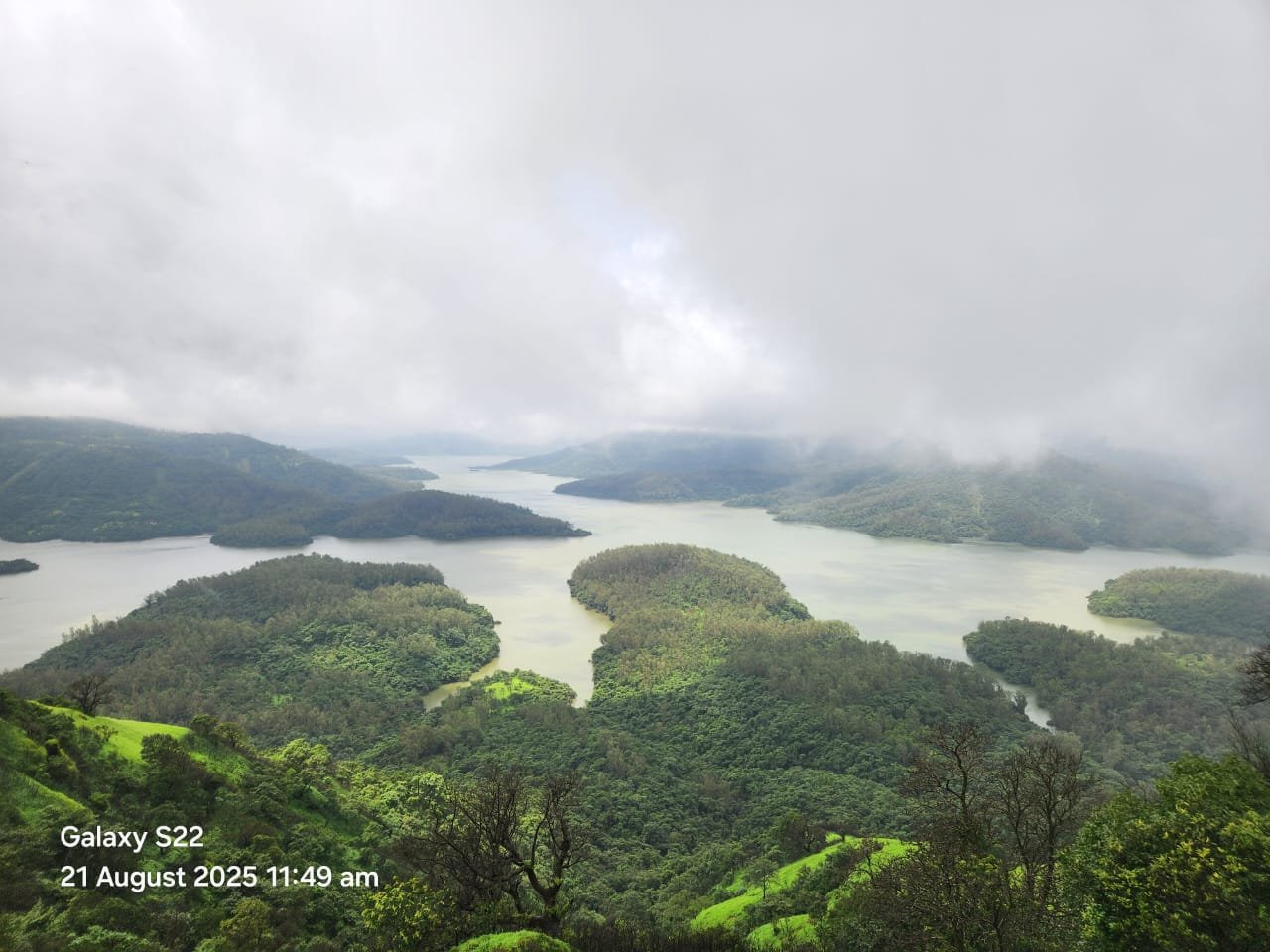 Mountains and Dam View